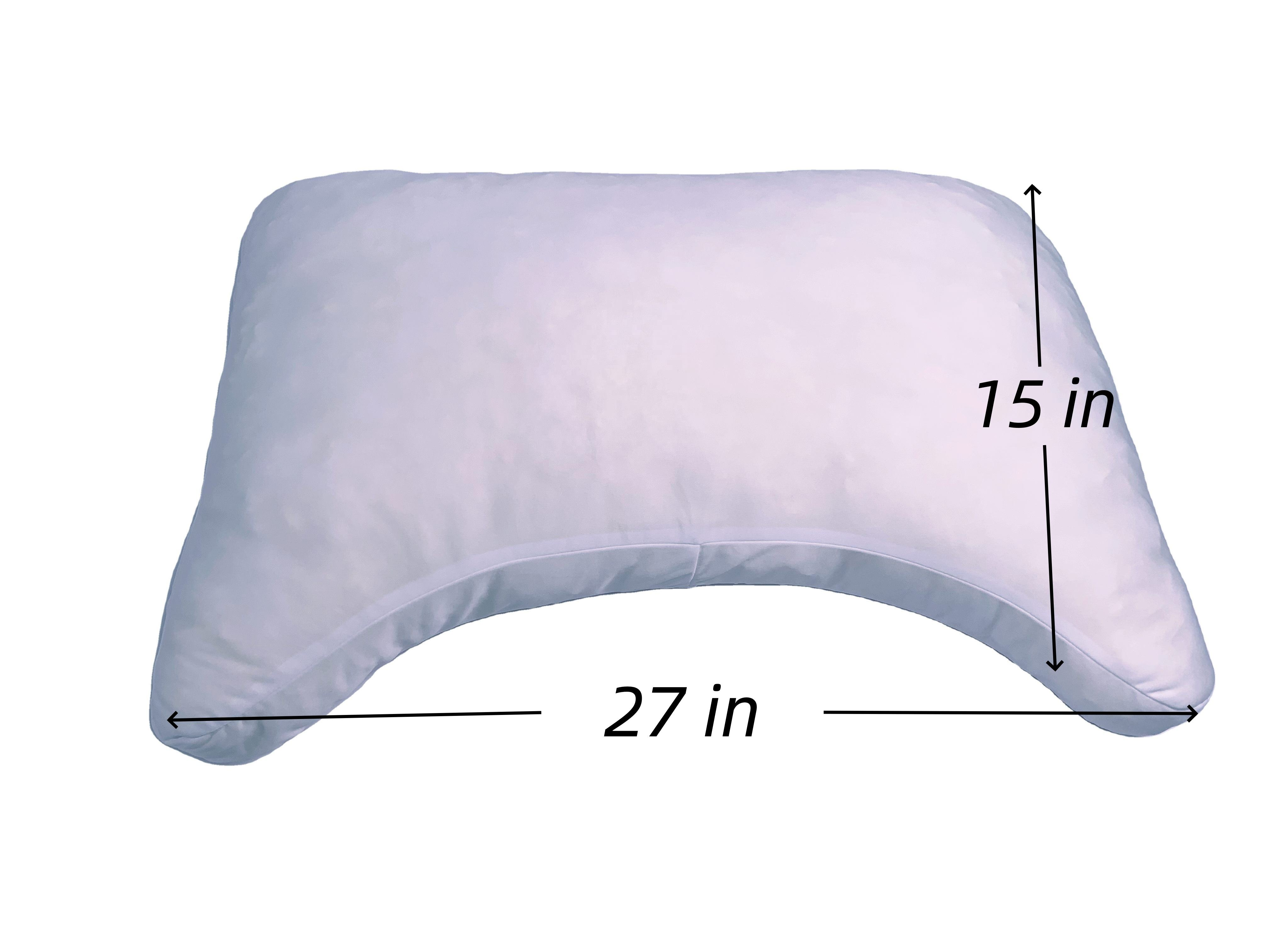 Moonlight Adjustable Shredded Memory Foam Sleeping Pillow with Neck Support Solid Pattern Bed Pillow for Side Sleepers