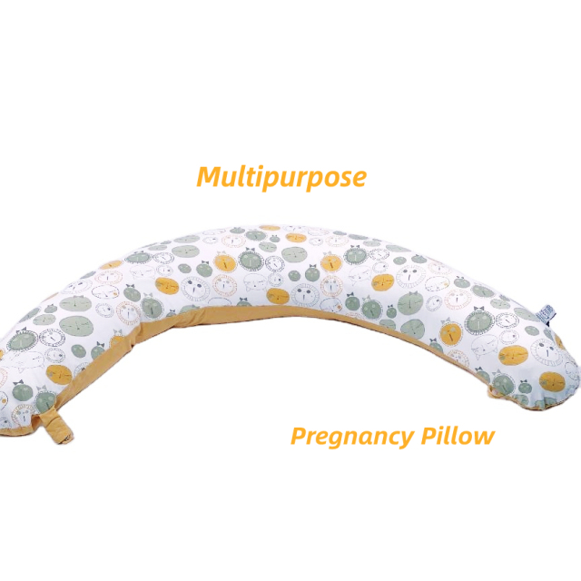 Moonlight Customizable U-Shaped Microbead Nursing Pillow for Breastfeeding Baby Massage Pregnancy Quilted Bedding Cover Factory Wholesale