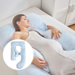 Moonlight Cooling Custom Soft U Shape Support for Women Body Maternity Pillow Pregnancy Pillow Factory Sale