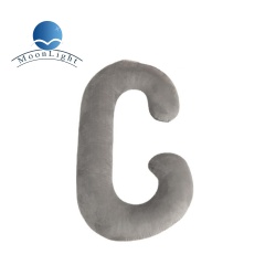 Moonlight Pure Color Plush Super-soft Velvet C Shaped Body Support Pregnancy Maternity Sleeping Pillow for Women Pregnant China Wholesale