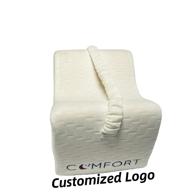 Moonlight Memory Foam Knee Wedge Pillow Side Sleeper Support Leg Pillows for Bedroom Outdoor Hotel Sleeping Cushion