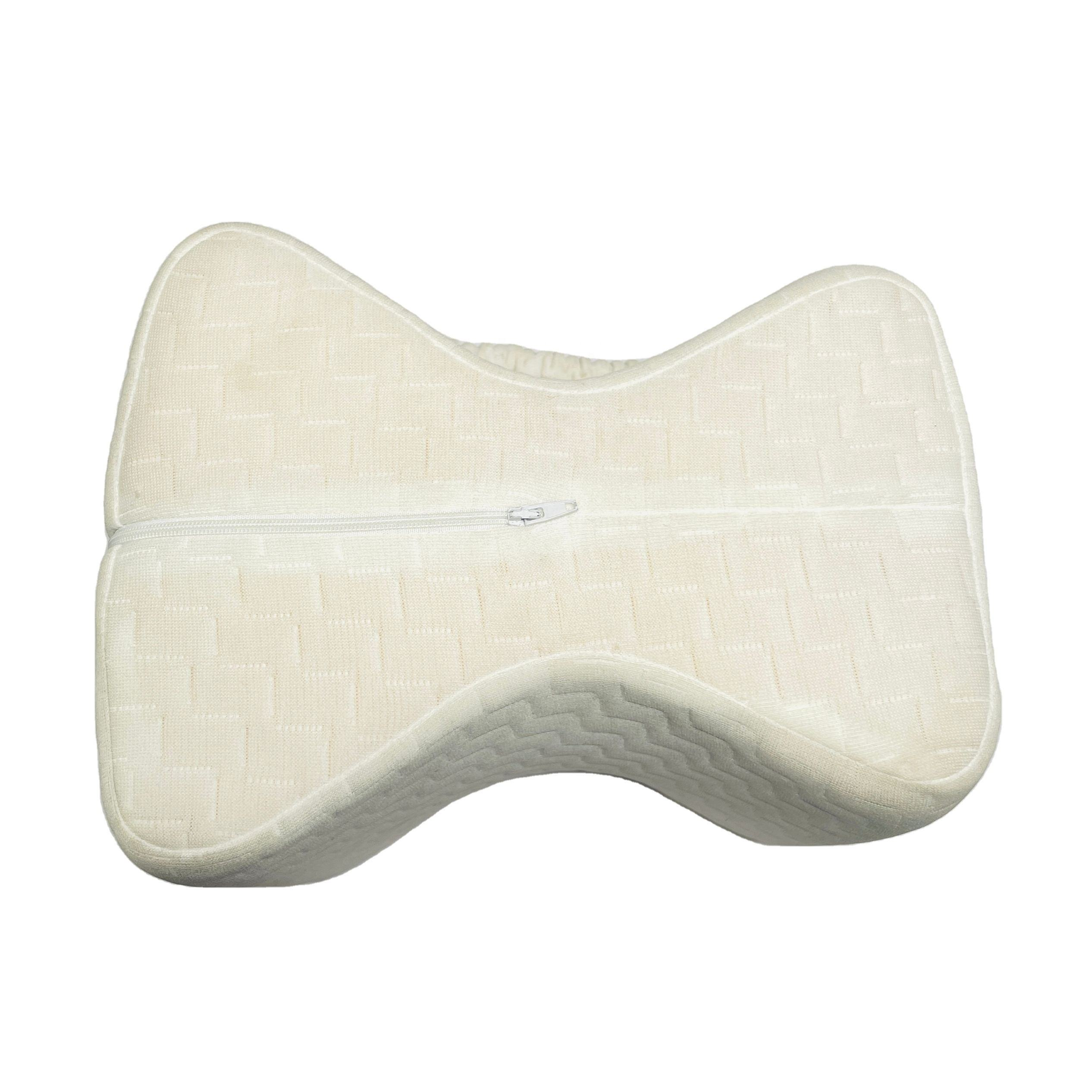 Moonlight Memory Foam Knee Wedge Pillow Side Sleeper Support Leg Pillows for Bedroom Outdoor Hotel Sleeping Cushion