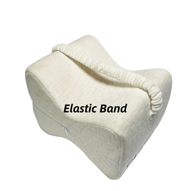Moonlight Memory Foam Knee Wedge Pillow Side Sleeper Support Leg Pillows for Bedroom Outdoor Hotel Sleeping Cushion