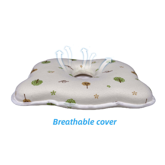 Moonlight Head Sleep Baby Kids Memory Foam Pillow for Sleeping Pillows Breathable Soft Cover