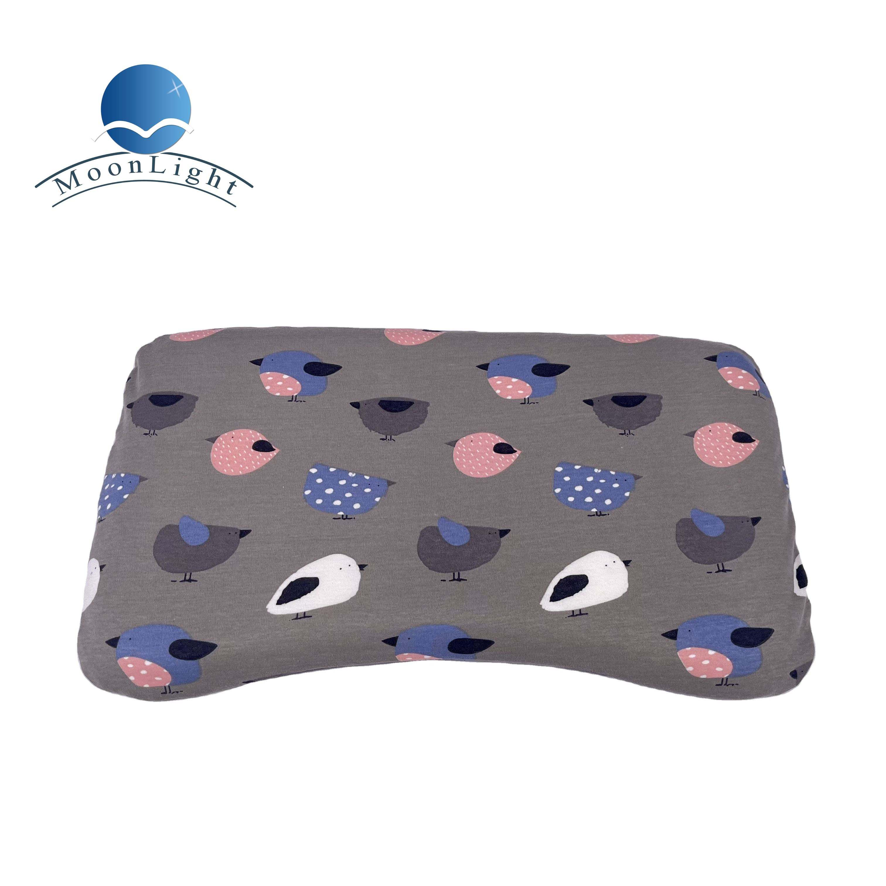 Moonlight Kids Memory Foam Pillow Head Sleep Baby for Sleeping Pillows Breathable Soft Cover