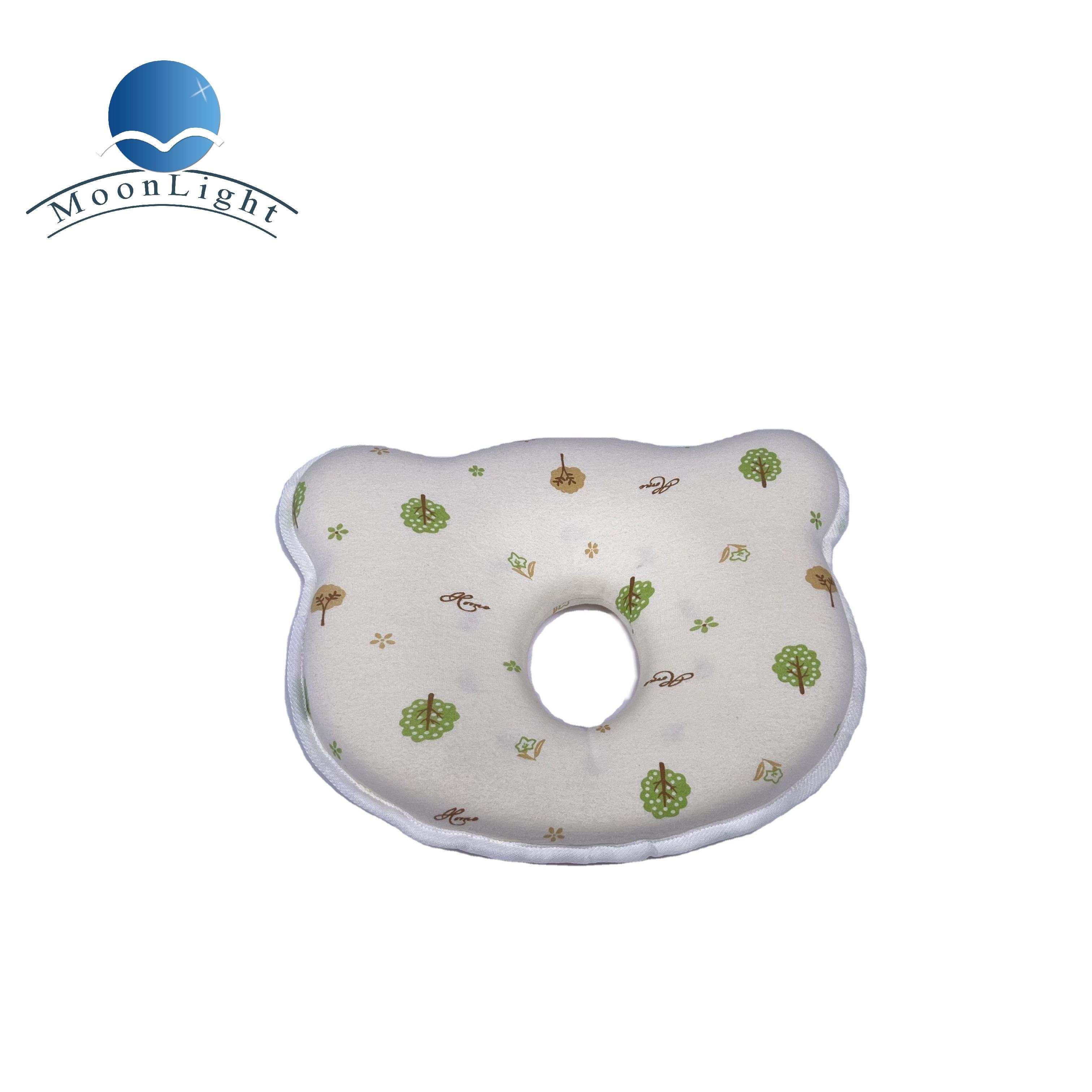 Moonlight Head Sleep Baby Kids Memory Foam Pillow for Sleeping Pillows Breathable Soft Cover