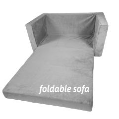 Moonlight Soft Kid Bed Accessories Foldable Large Sofa Bed Memory Foam Cushion Couch Beds Bedroom Manufacturer