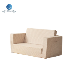Moonlight Soft Corduroy Cover Kid Bed Accessories Foldable Large Sofa Bed Memory Foam Cushion Couch Beds Factory Directly