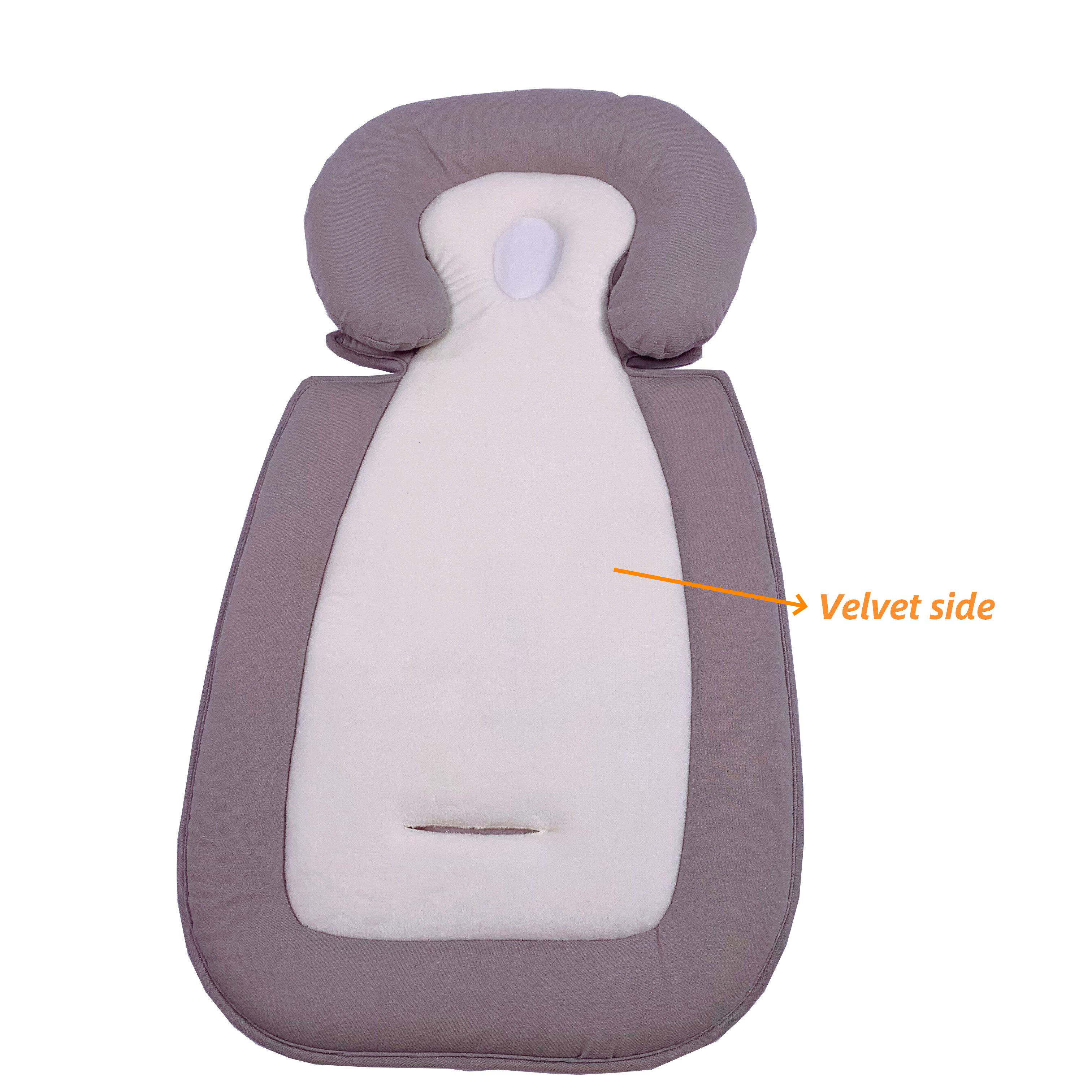 Moonlight Customizable Baby Chair Lounger with Memory Foam Cushion Seat Double-Sided Support Cover Pillow for Comfortable Sleep
