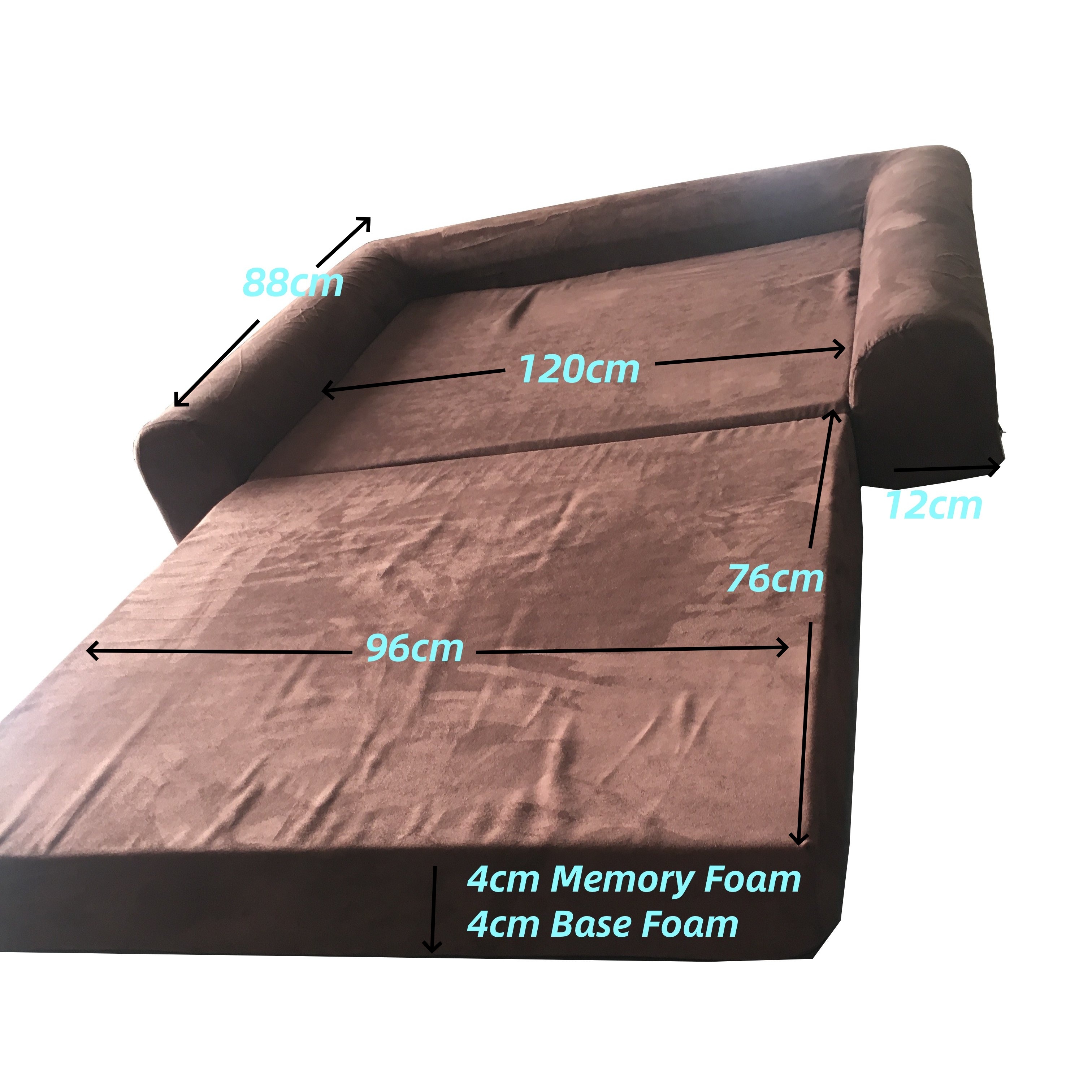 Moonlight Custom Size Large Pet Beds Foldable Sleeping Mat Washable Waterproof Memory Foam Dog Bed Cat Beds Factory Wholesale