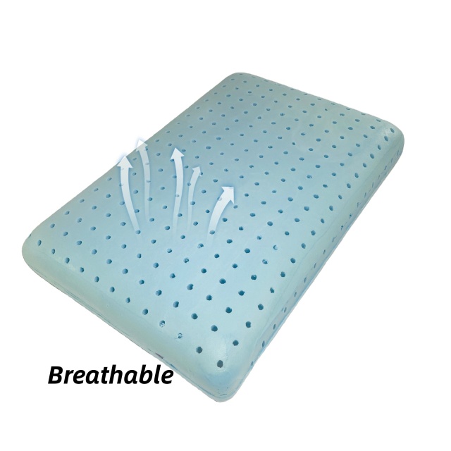 Moonlight Memory Foam Neck Pillow Breathable Sleeping with Memory Foam Filling