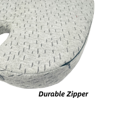 Moonlight Embroidered Coccyx Memory Foam Outdoor Chair Cushion Seat Removable and Washable Bamboo Cover for Office or Car