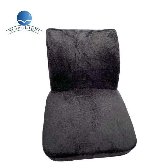 Moonlight Embroidered Handmade Soft Velvet Office Chair Back Seat Memory Foam Cushion Lumbar Waist Support Customized Color