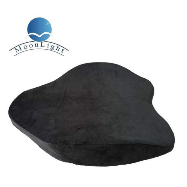 Moonlight Customized Quilted Ergonomic Office Car Seat Cushion Memory Foam Lumbar Pillow Back Support Removable Washable Comfortable Chair