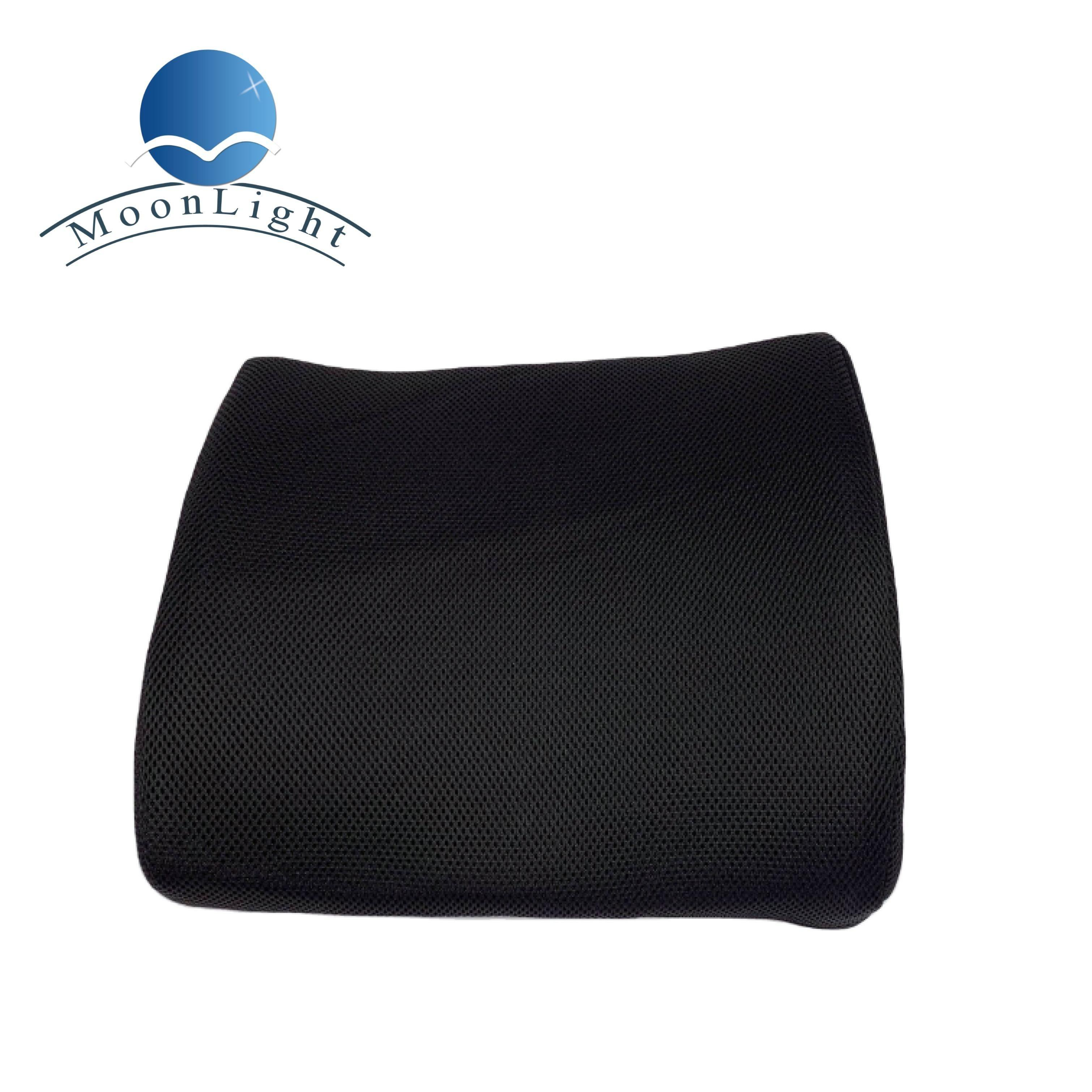 Moonlight Memory Foam Seat Cushion Wedge Pillows Car Back Waist Support for Office