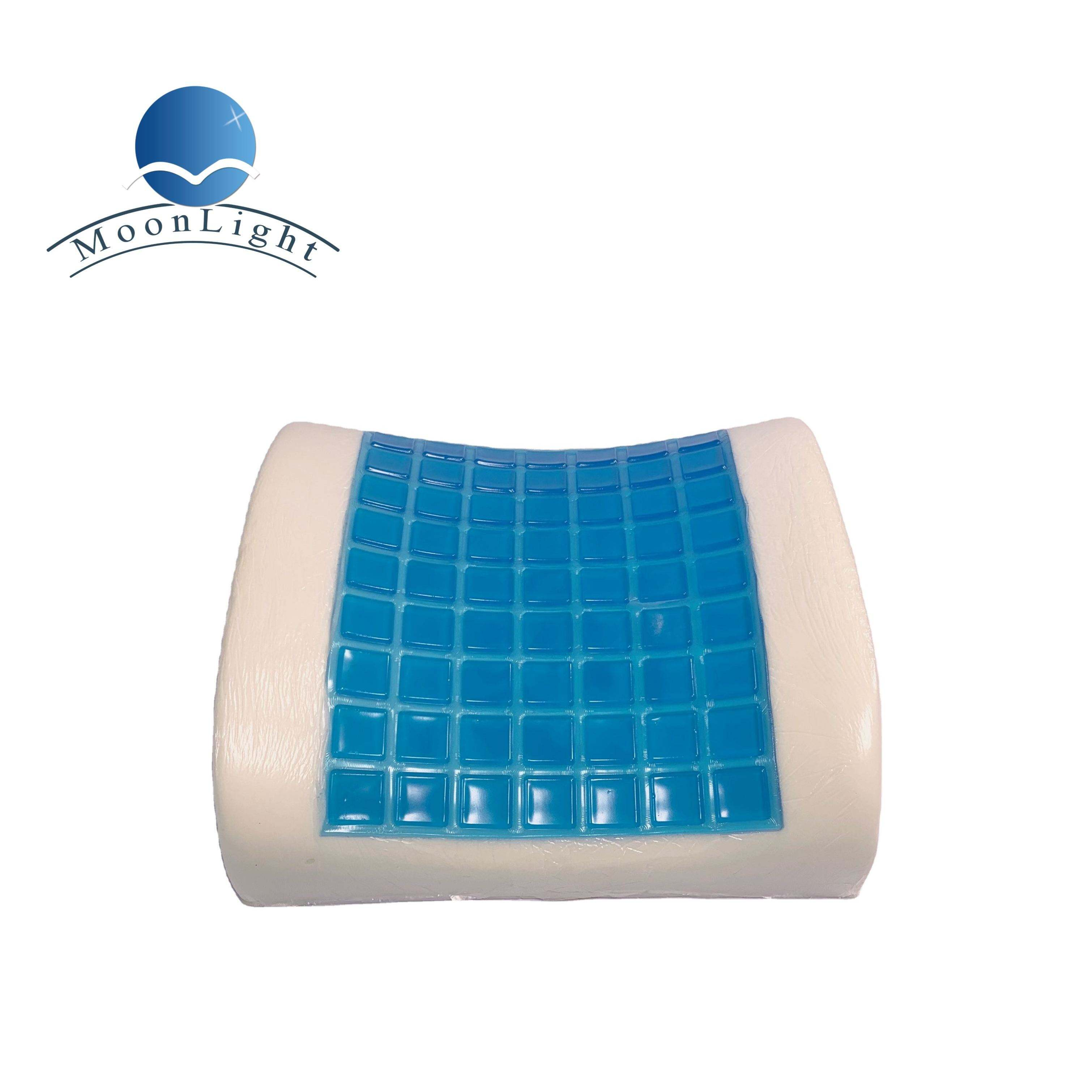 Moonlight Memory Foam Cooling Gel Car Seat Cushions Office Chair Back Support Massage Pillows