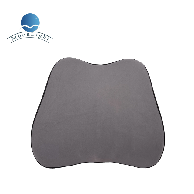 Moonlight Ergonomics Pillow Cushions Removable and Washable Cover Memory Foam Seat Lumbar Support for Car and Office Chair