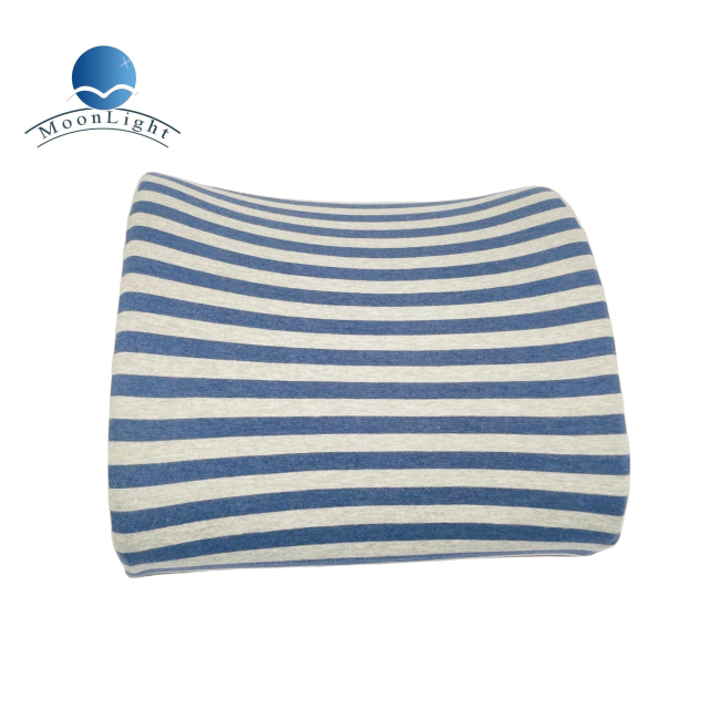 Moonlight Seat Chair Cushions Striped Memory Foam Back Cushion Car Office Lumbar Support Ergonomics Pillow