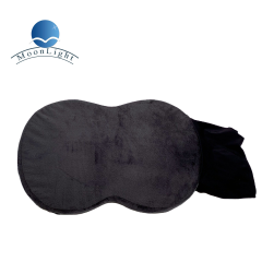 Moonlight Soft Velvet Removable Cover Office Chair Seat Cushions Memory Foam Back Pillows Quilted Embroidered Portable Support Cushion