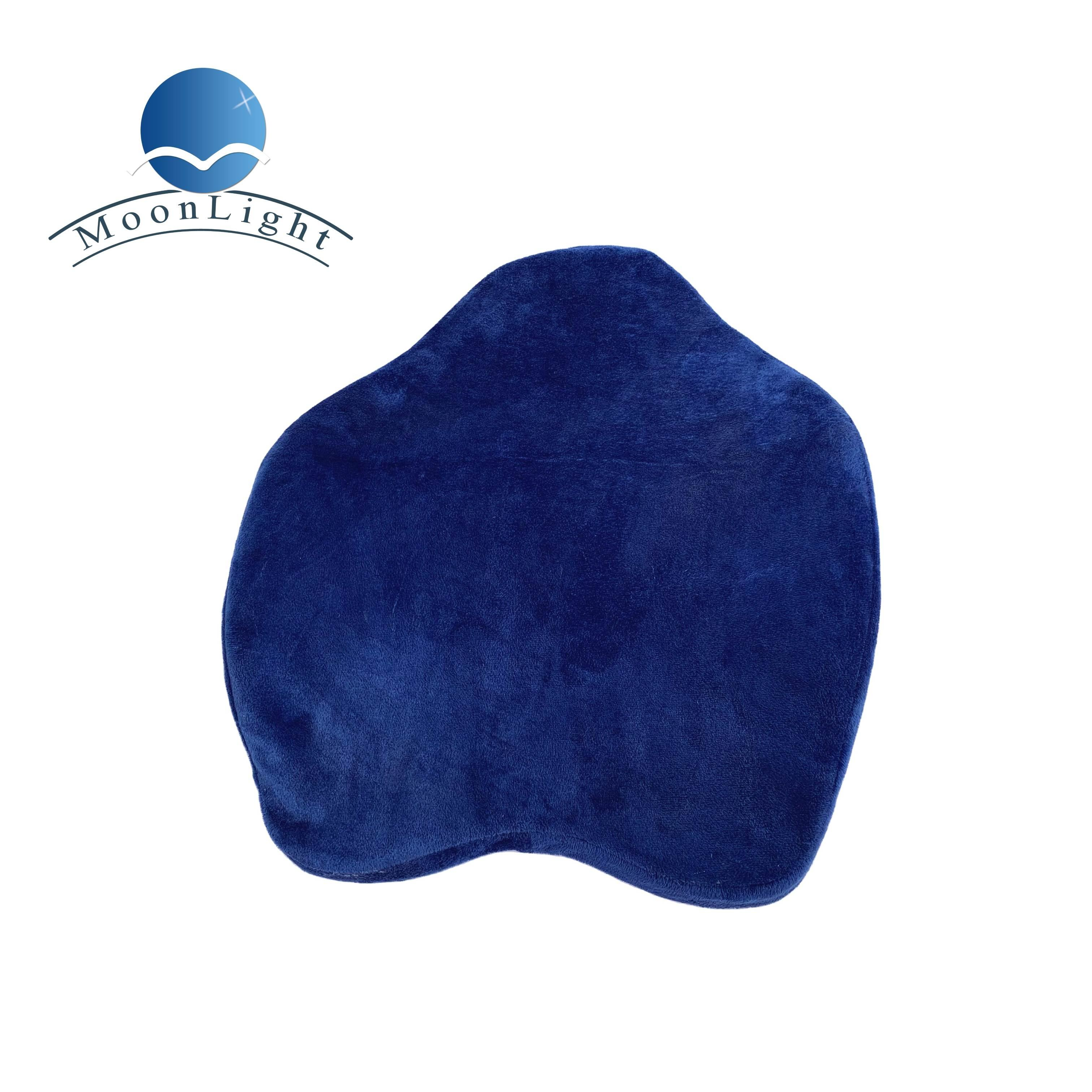 Moonlight Ergonomic Office Car Seat Cushion Memory Foam Lumbar Pillow Back Support Quilted Removable Washable 100% Polyester Massage Chair