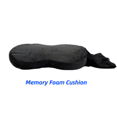 Moonlight Soft Velvet Removable Cover Office Chair Seat Cushions Memory Foam Back Pillows Quilted Embroidered Portable Support Cushion