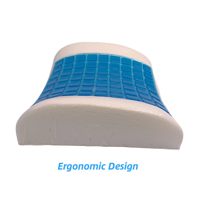 Moonlight Memory Foam Cooling Gel Car Seat Cushions Office Chair Back Support Massage Pillows