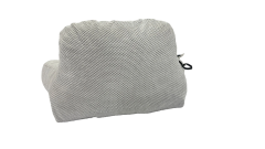 Moonlight Shredded Memory Foam Heated Knitted Reading Pillow with Back Lumber Support and Pressure Relief