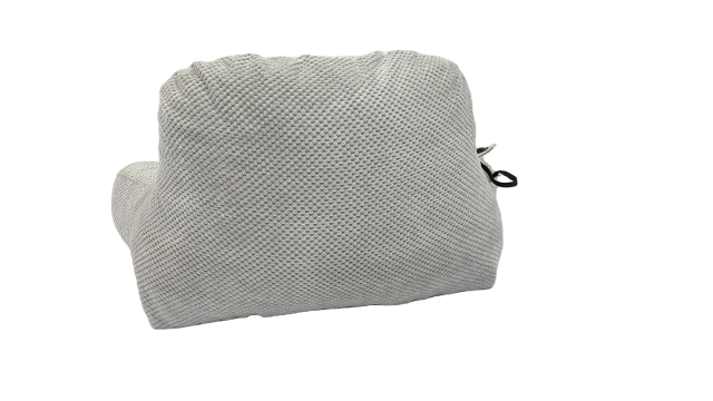 Moonlight Shredded Memory Foam Heated Knitted Reading Pillow with Back Lumber Support and Pressure Relief