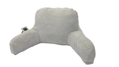 Moonlight Shredded Memory Foam Heated Knitted Reading Pillow with Back Lumber Support and Pressure Relief