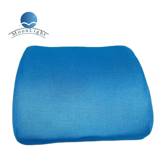 Moonlight High Quality Driver Car Seat Cushions Quilted Embroidered Pattern Memory Foam Waist and Back Support with Embroidered Pattern