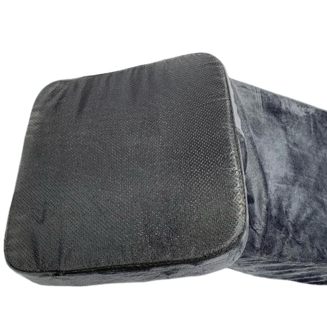 Moonlight Embroidered Handmade Soft Velvet Office Chair Back Seat Memory Foam Cushion Lumbar Waist Support Customized Color