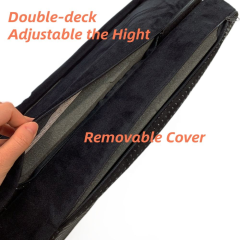 Moonlight Customized Office Cushion Double-Deck Comfortable Foot Rest with Quilted Foam Under Desk Body and Legs Relief for Work