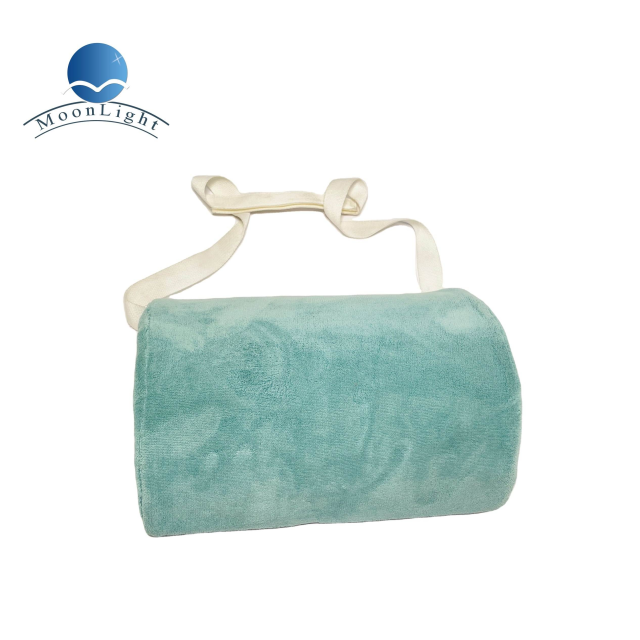 Moonlight Custom-Size Half Round Memory Foam Cushion Quilted Back Lumbar Support Chair Desk for Rest & Sleep Hotel Use