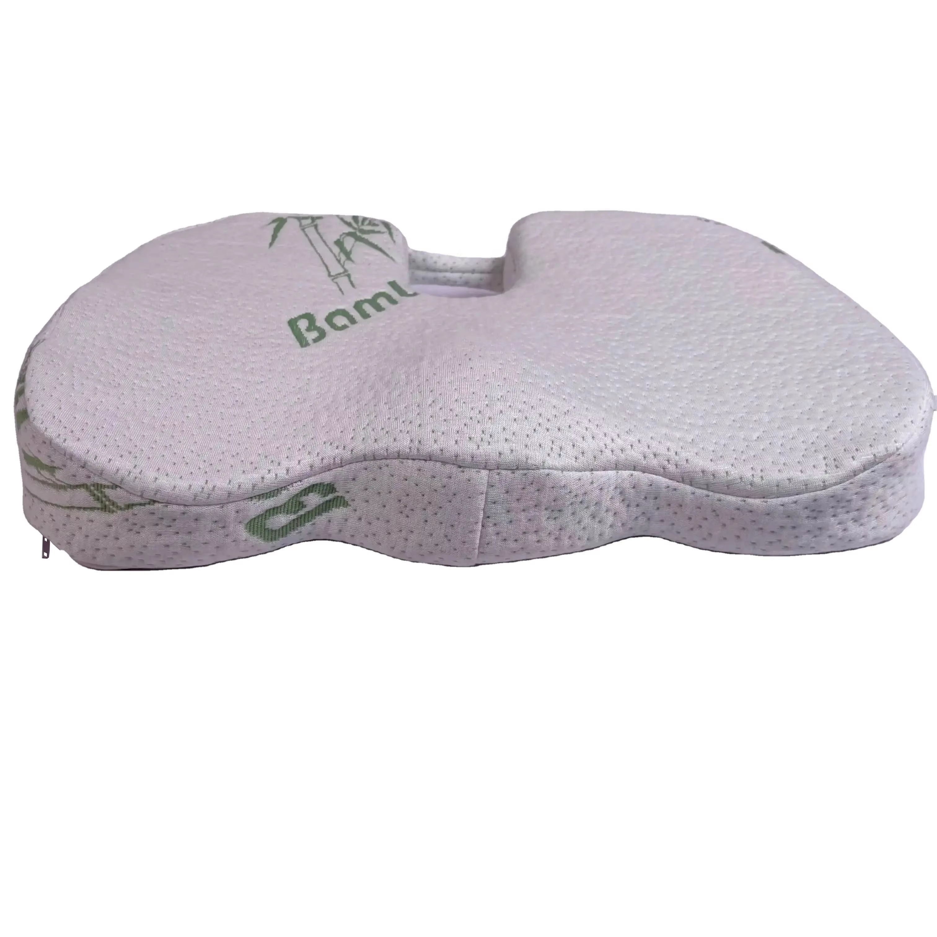 Moonlight Quilted Embroidered Handmade Office Chair Seat Back Cushion Coccyx Memory Foam Bamboo Removable Cover Customized Color Massage