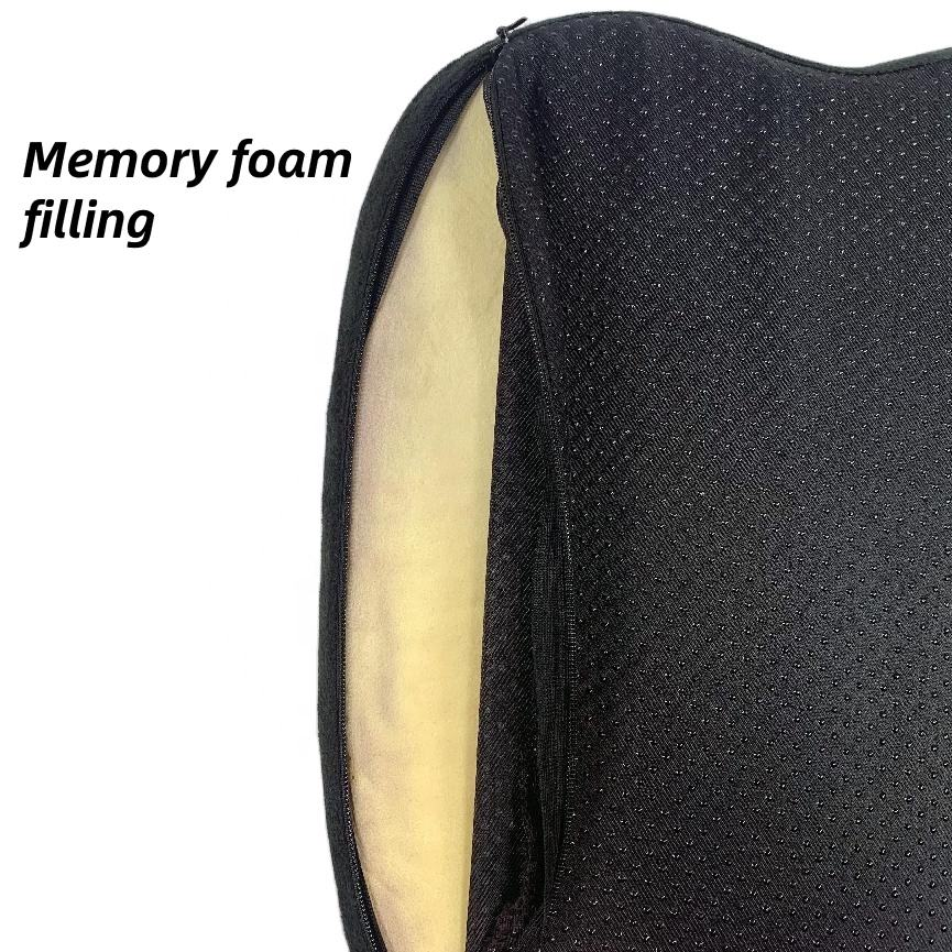 Moonlight Customized Cover Comfortable Soft Portable Back Cushion Memory Foam Cushion for Office Seat