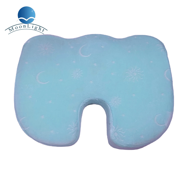 Moonlight Custom Soft Comfortable Portable Back Cushion Memory Foam Cushion for Office Chair Seat