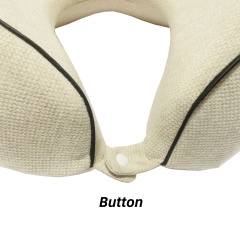 Moonlight Memory Foam Airplane Office Sleeping U Shape Neck Support Travel Pillow Factory Wholesale