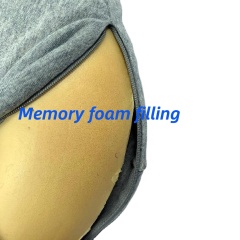Moonlight U-shaped Memory Foam Travel Pillow with Hood Neck Pillows Airplane Wholesale