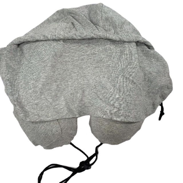 Moonlight U-shaped Memory Foam Travel Pillow with Hood Neck Pillows Airplane Wholesale