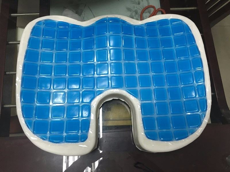 Moonlight High Quality Popular Cooling Gel Memory Foam Coccyx Back Support Seat Cushion