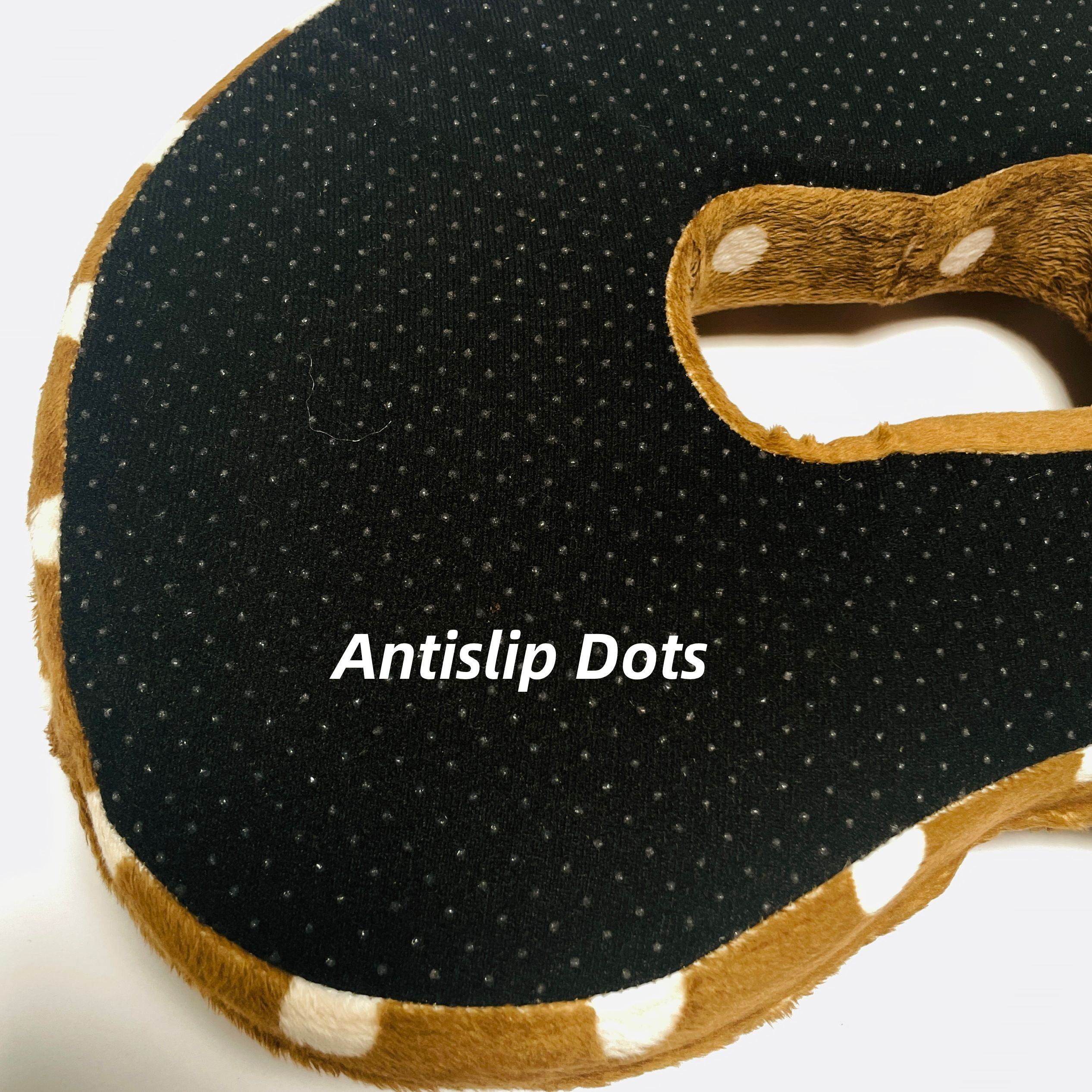 Moonlight Soft Velvet Polka Dot Cover Anti- Memory Foam Massage Cushion for Butt & Body Lumbar Support Office Chair Seat Customizable