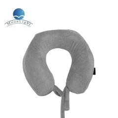 Moonlight Memory Foam Travel Pillow Velvet Office Car Removable Cover U Shaped Neck Pillow Wholesale