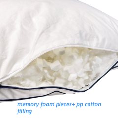 Moonlight Memory Foam Pieces Pillow Neck Support Cotton Cover Adjustable Sleeping Pillows for Hotel PIllows Maker
