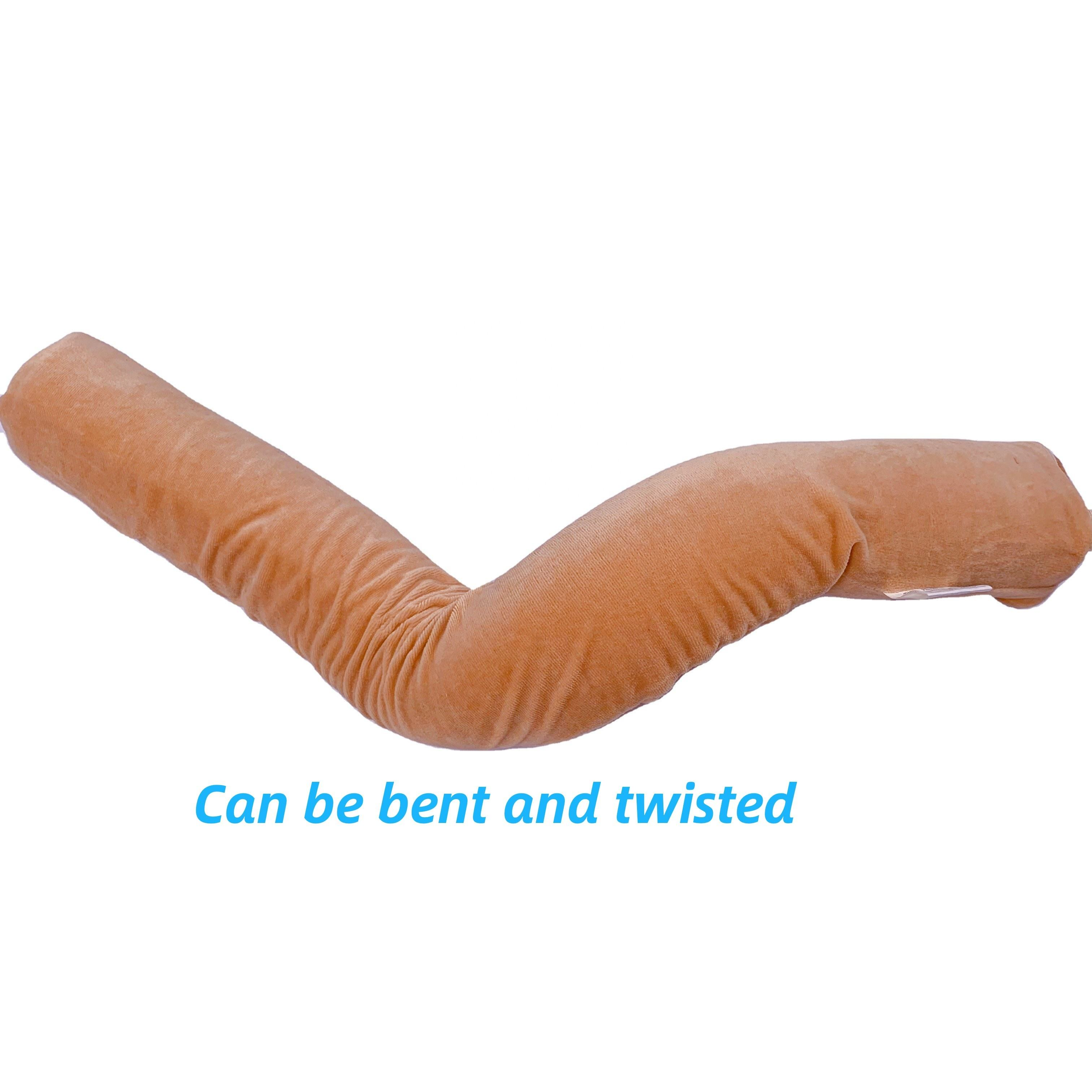 Moonlight  New Design Cusion Foot Rest Leg Travel Neck Massage Memory Foam Twist Pillow Removable Washable Customizable Size