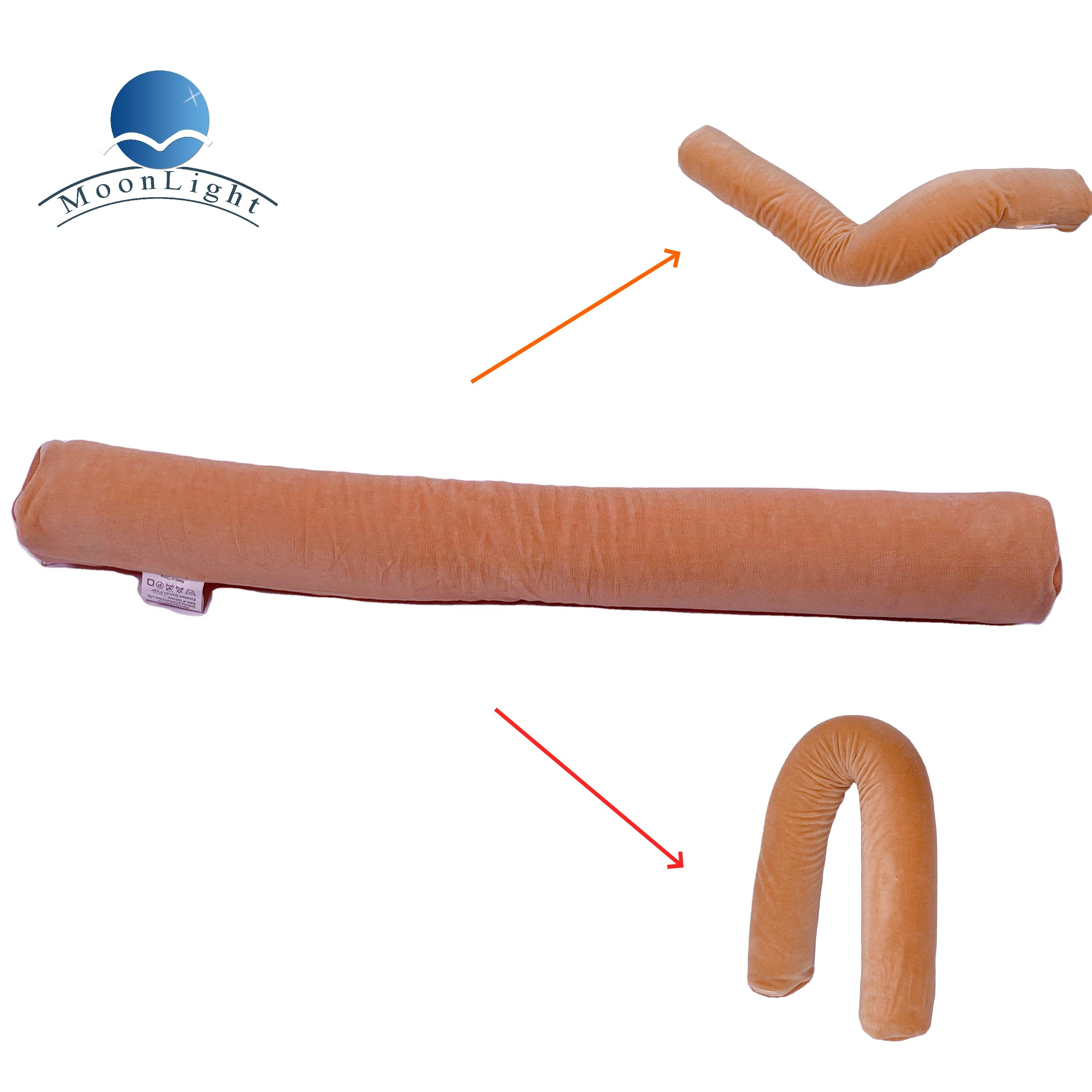 Moonlight  New Design Cusion Foot Rest Leg Travel Neck Massage Memory Foam Twist Pillow Removable Washable Customizable Size