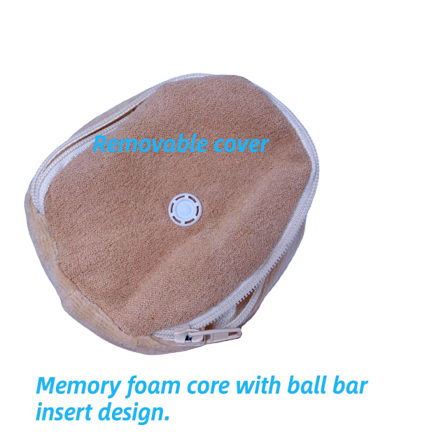 Moonlight  New Design Cusion Foot Rest Leg Travel Neck Massage Memory Foam Twist Pillow Removable Washable Customizable Size