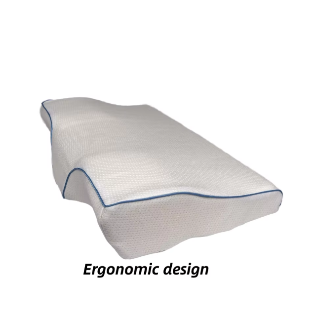 Moonlight Butterfly Memory Foam Pillow with Ergonomic Design Quilted Removable Washable Cover Anti-snore Bedding