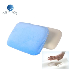 Moonlight Kids Neck Memory Foam Quilted Pillow for Bedding Ergonomic Design with Removable Cover