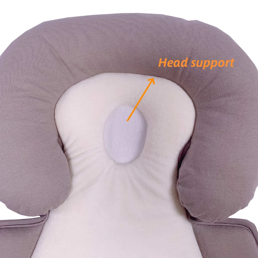 Moonlight Customizable Baby Chair Lounger with Memory Foam Cushion Seat Double-Sided Support Cover Pillow for Comfortable Sleep