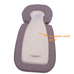 Moonlight Customizable Baby Chair Lounger with Memory Foam Cushion Seat Double-Sided Support Cover Pillow for Comfortable Sleep